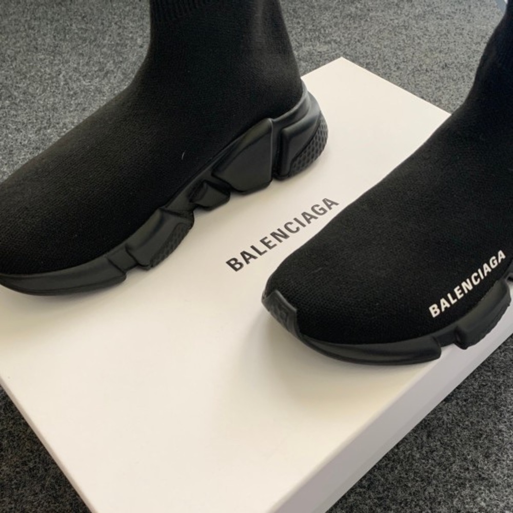 Black Balenciaga Speed Trainers - Picture 5 of 7